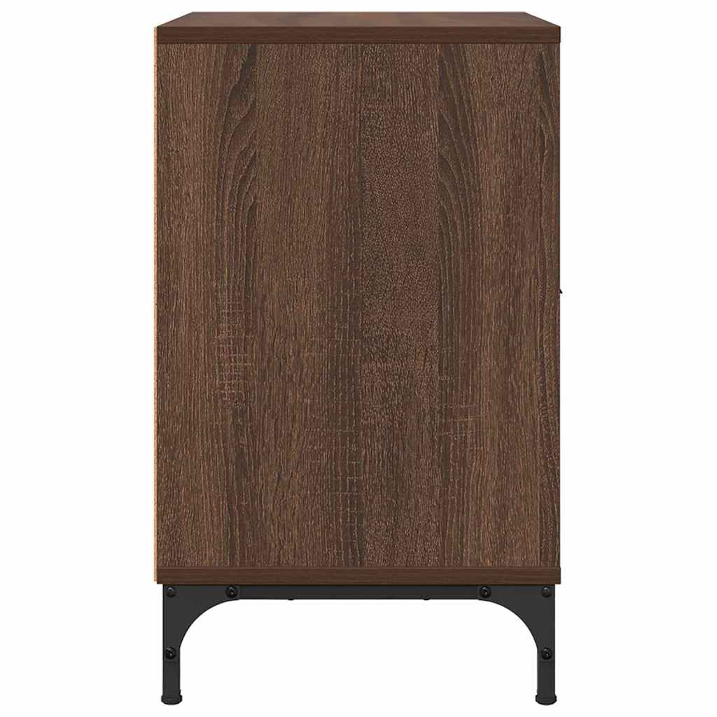 vidaXL Nachttisch Braun Eichen-Optik 49 x 36 x 61 cm Holzwerkstoff