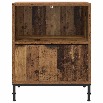 vidaXL Nachttisch mit Schubladen Altholz 49 x 36 x 61 cm Holzwerkstoff