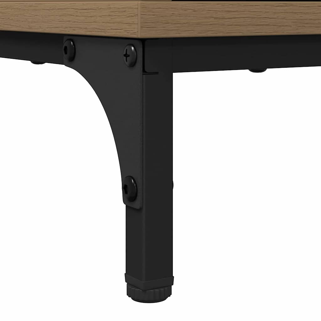 vidaXL Nachttisch Artisan-Eiche 49 x 36 x 61 cm Holzwerkstoff