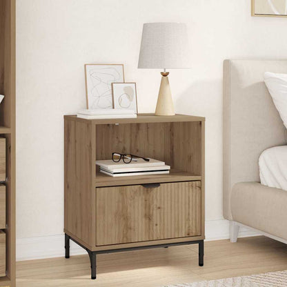 vidaXL Nachttisch Artisan-Eiche 49 x 36 x 61 cm Holzwerkstoff