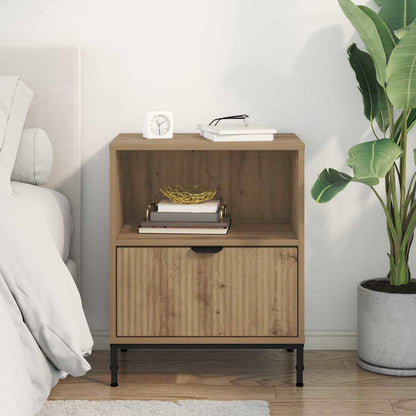 vidaXL Nachttisch Artisan-Eiche 49 x 36 x 61 cm Holzwerkstoff