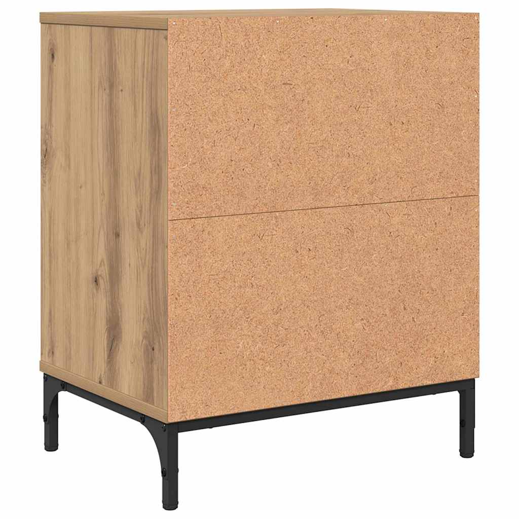 vidaXL Nachttisch Artisan-Eiche 49 x 36 x 61 cm Holzwerkstoff
