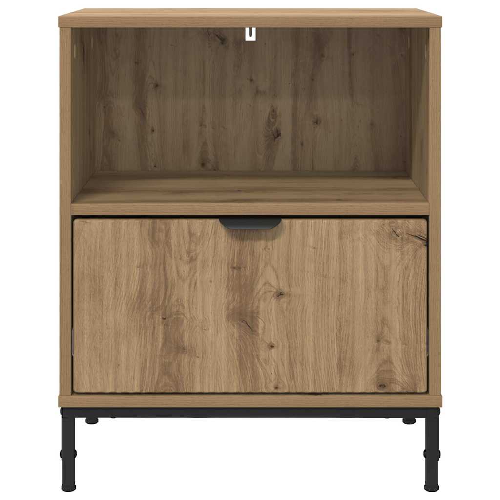 vidaXL Nachttisch Artisan-Eiche 49 x 36 x 61 cm Holzwerkstoff