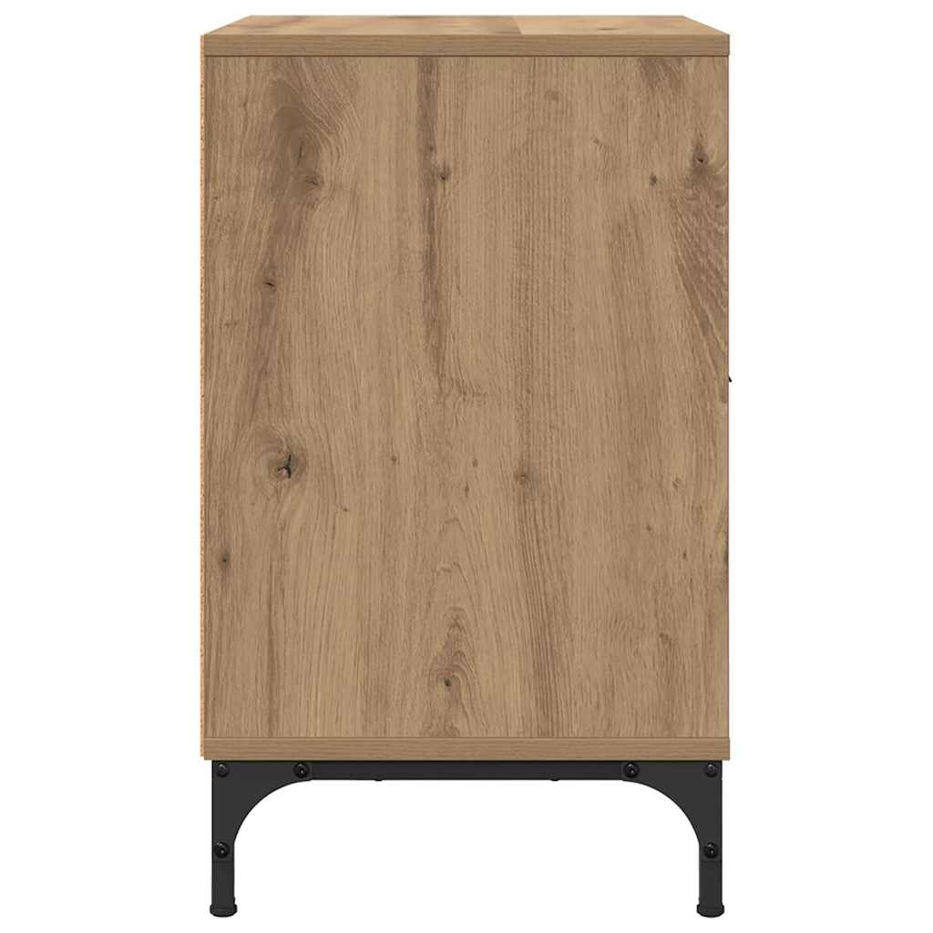 vidaXL Nachttisch Artisan-Eiche 49 x 36 x 61 cm Holzwerkstoff