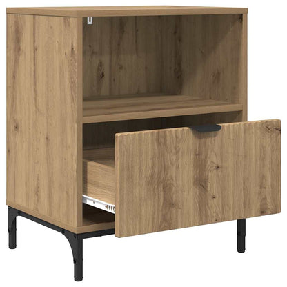 vidaXL Nachttisch 2 pcs Artisan-Eiche 49 x 36 x 61 cm Holzwerkstoff