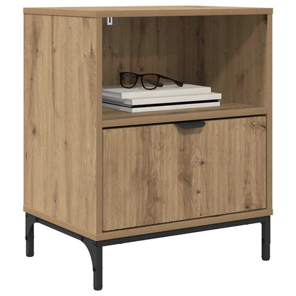 vidaXL Nachttisch 2 pcs Artisan-Eiche 49 x 36 x 61 cm Holzwerkstoff