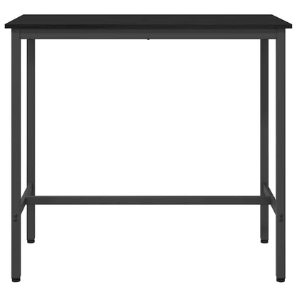 Tisch Schwarz Eichen-Optik 100 x 50 x 90,5 cm