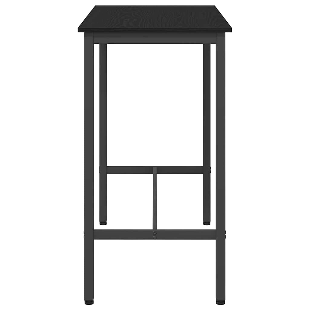 Tisch Schwarz Eichen-Optik 100 x 50 x 90,5 cm