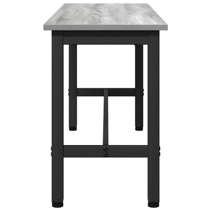 Esstischbank 2 pcs Graues Sonoma 100 x 32,5 x 48,5 cm