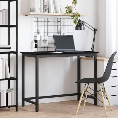 Tisch Schwarz Eichen-Optik 80 x 50 x 76,5 cm