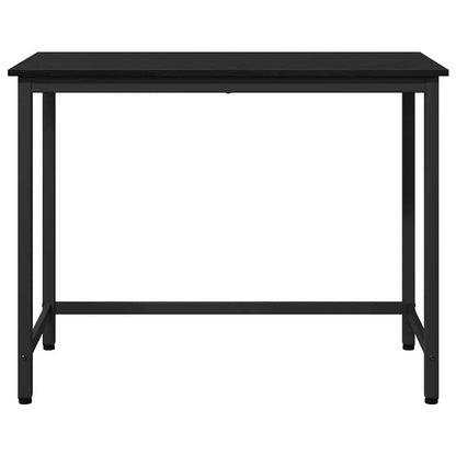 Tisch Schwarz Eichen-Optik 80 x 50 x 76,5 cm