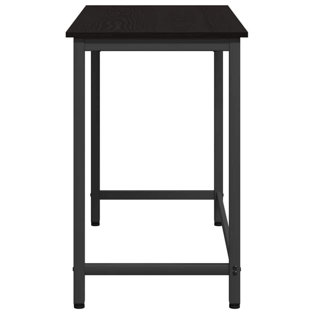 Tisch Schwarz Eichen-Optik 80 x 50 x 76,5 cm