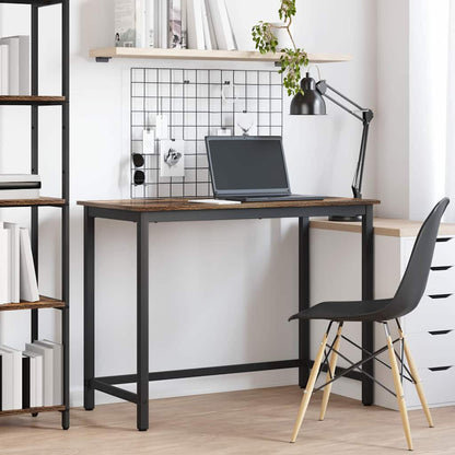vidaXL Tisch Geräucherte Eiche 80 x 50 x 76,5 cm