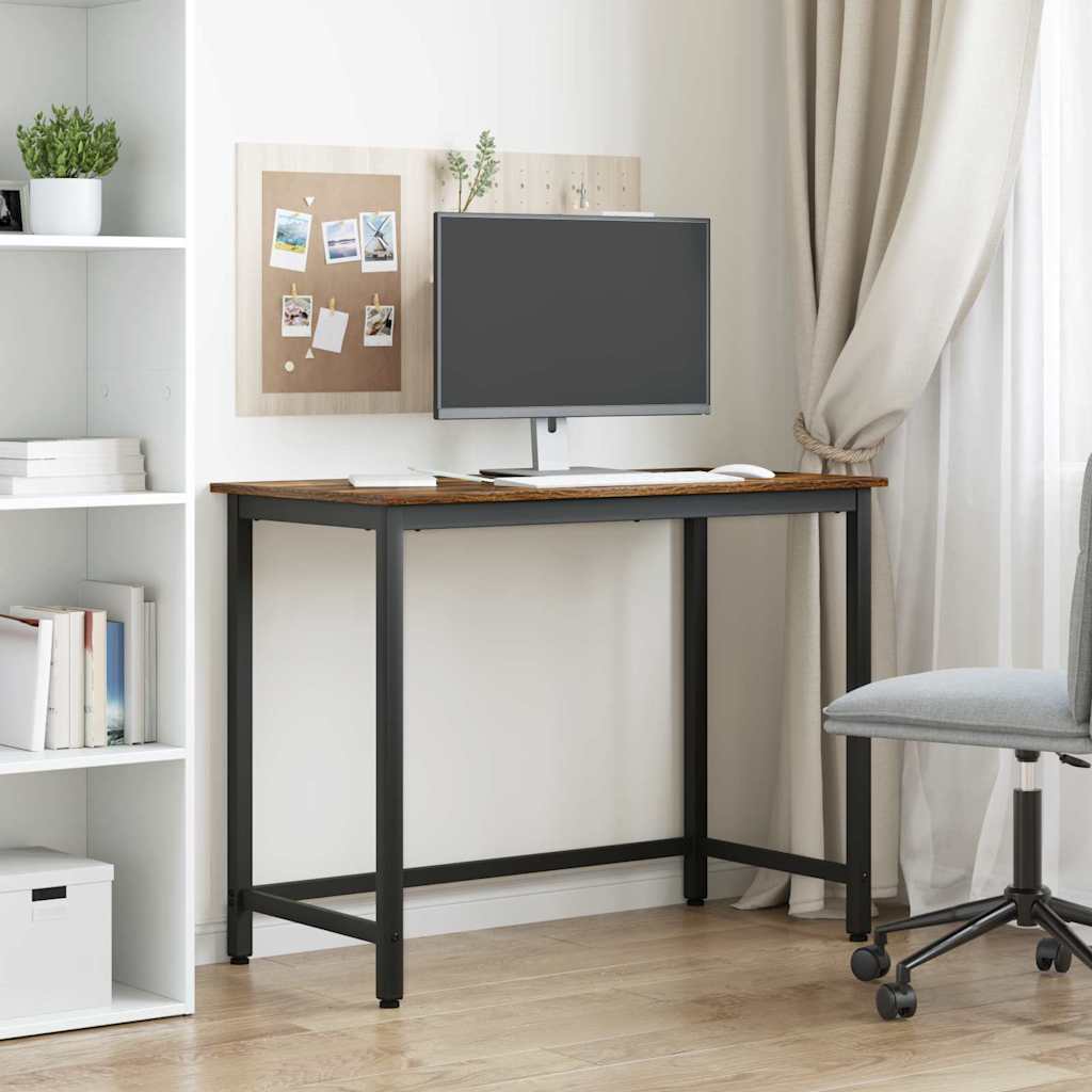 vidaXL Tisch Geräucherte Eiche 80 x 50 x 76,5 cm