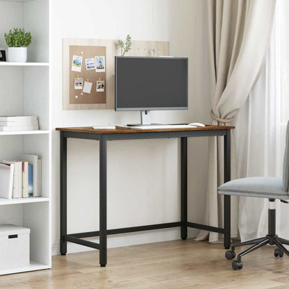 vidaXL Tisch Geräucherte Eiche 80 x 50 x 76,5 cm