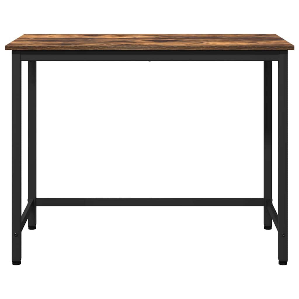 vidaXL Tisch Geräucherte Eiche 80 x 50 x 76,5 cm