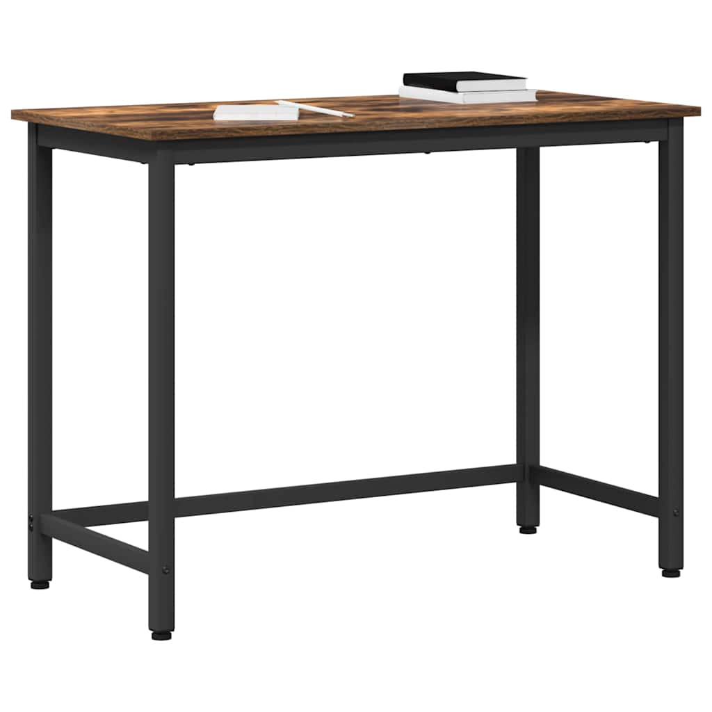 vidaXL Tisch Geräucherte Eiche 80 x 50 x 76,5 cm