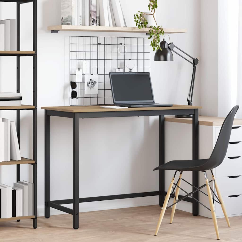vidaXL Tisch Artisan-Eiche 80 x 50 x 76,5 cm Ingenieure Holz und Stahl
