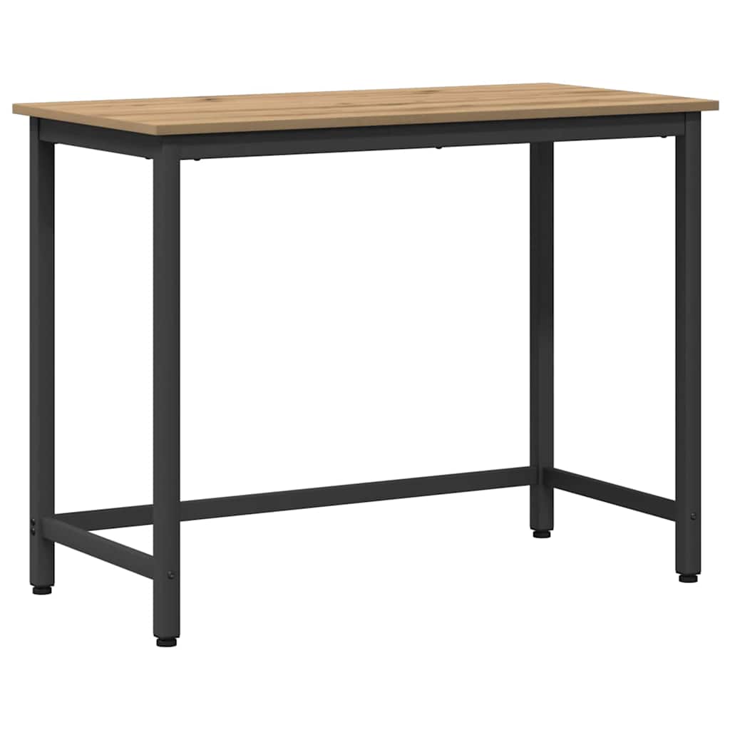 vidaXL Tisch Artisan-Eiche 80 x 50 x 76,5 cm Ingenieure Holz und Stahl