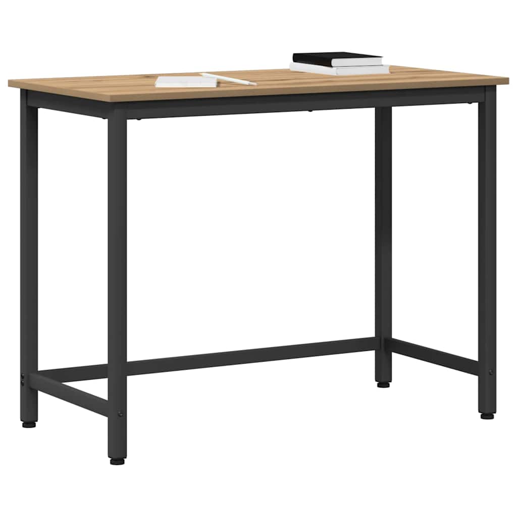 vidaXL Tisch Artisan-Eiche 80 x 50 x 76,5 cm Ingenieure Holz und Stahl