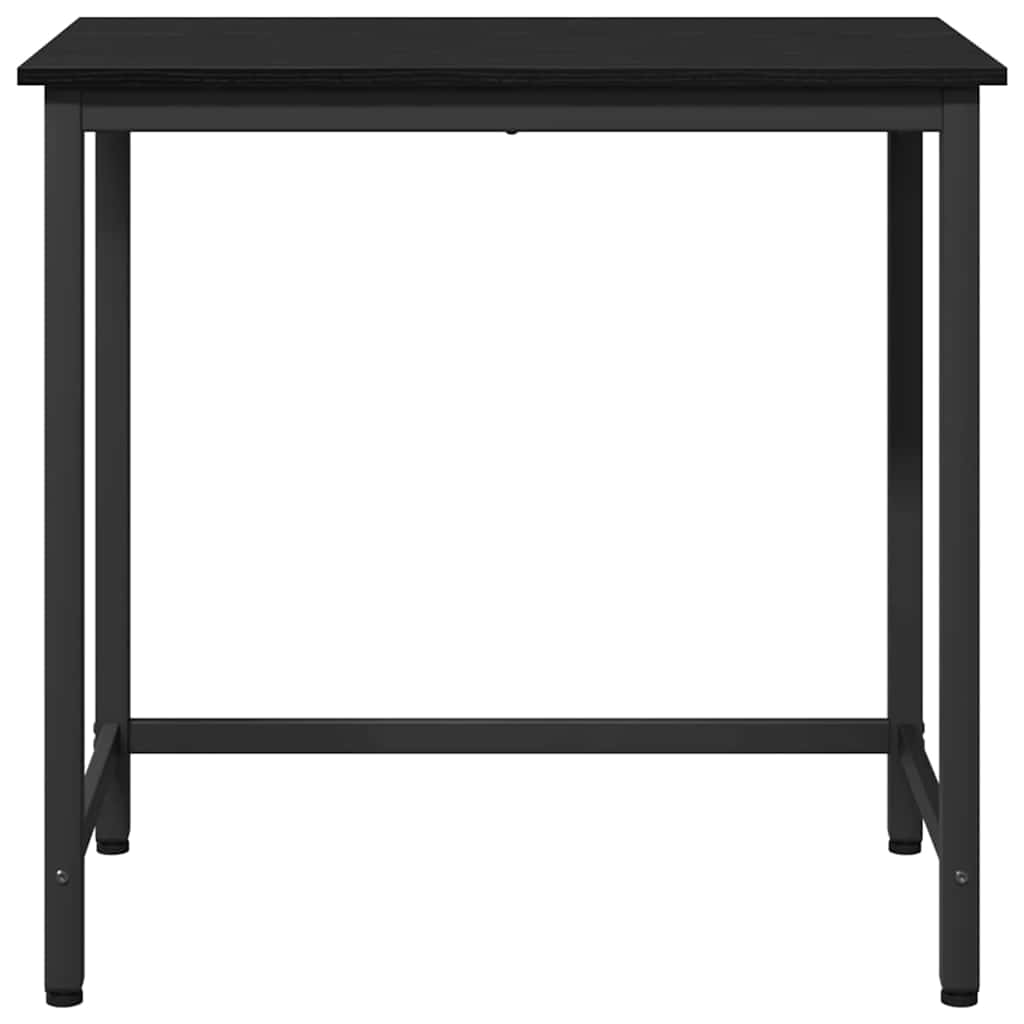 vidaXL Tisch Schwarz Eichen-Optik 100 x 50 x 76,5 cm
