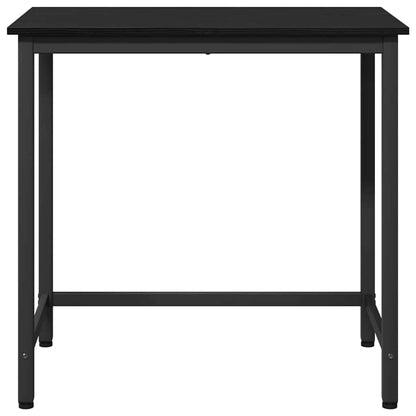 vidaXL Tisch Schwarz Eichen-Optik 100 x 50 x 76,5 cm