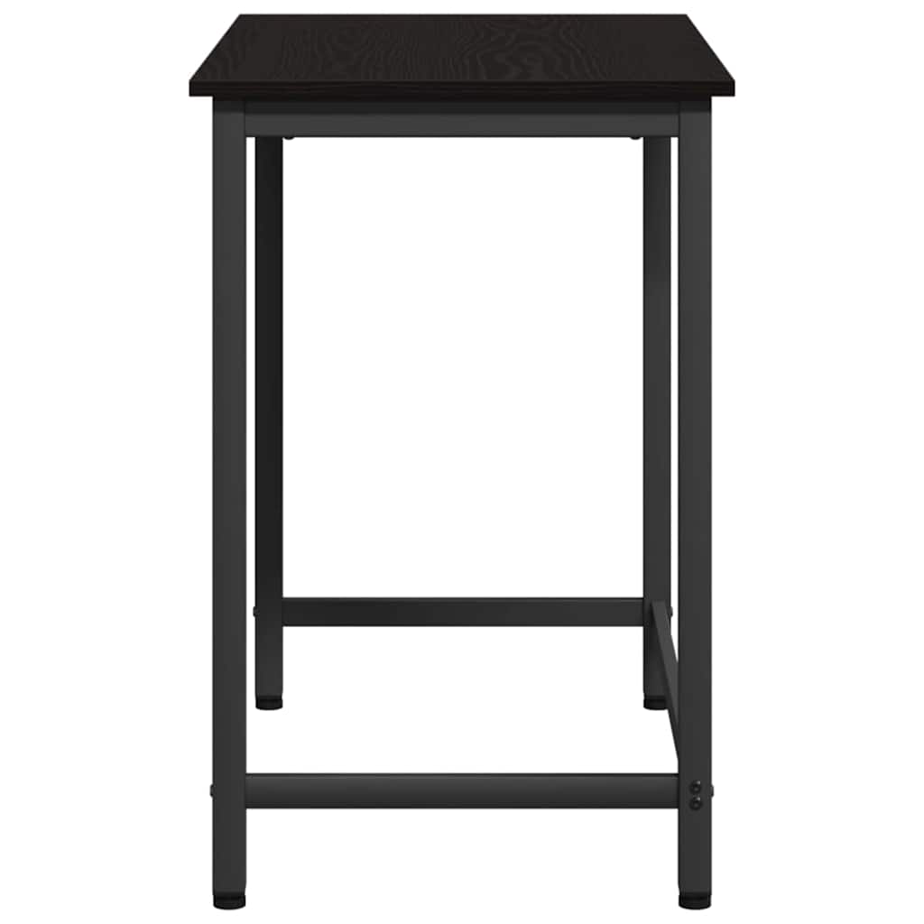 vidaXL Tisch Schwarz Eichen-Optik 100 x 50 x 76,5 cm