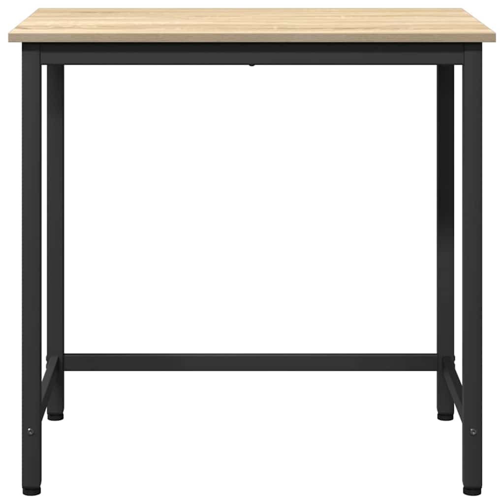 vidaXL Tisch Sonoma-Eiche 100 x 50 x 76,5 cm Ingenieure Holz und Stahl