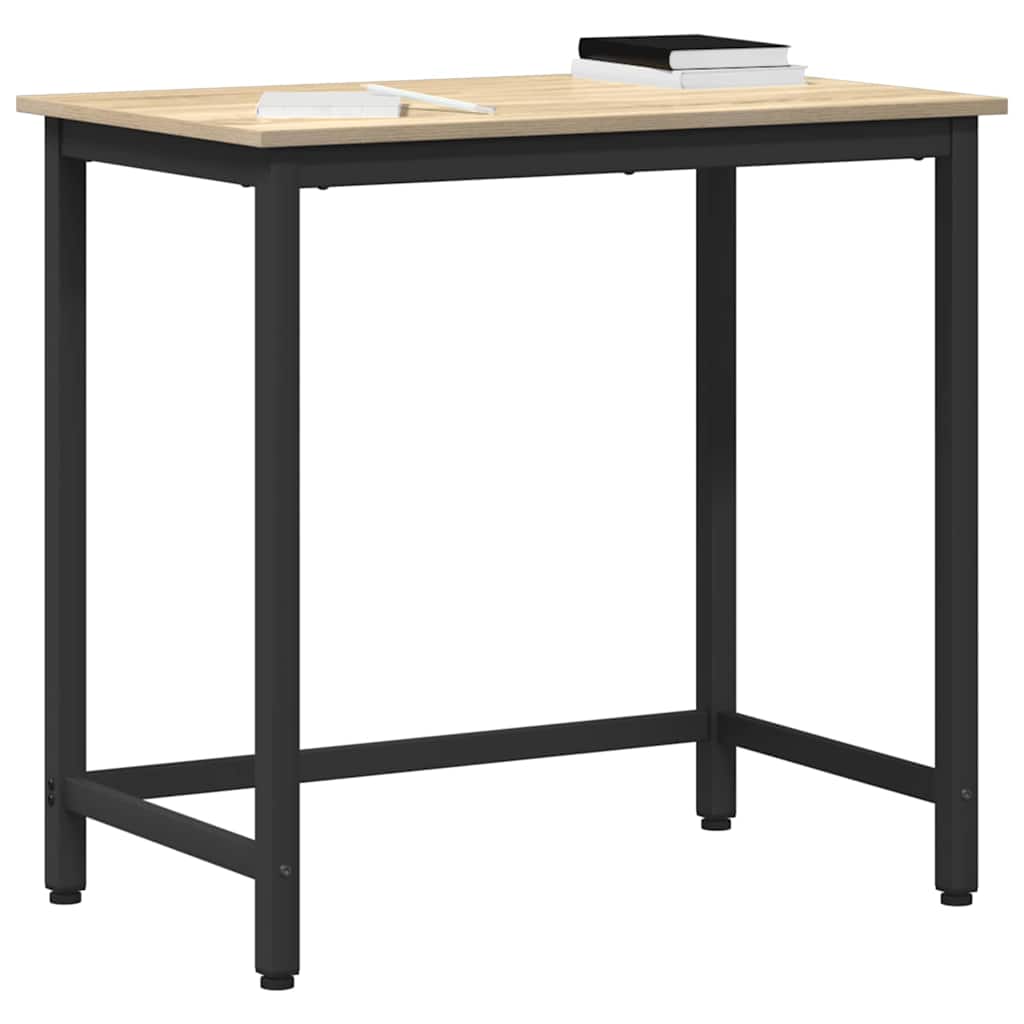 vidaXL Tisch Sonoma-Eiche 100 x 50 x 76,5 cm Ingenieure Holz und Stahl