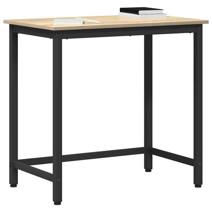 vidaXL Tisch Sonoma-Eiche 100 x 50 x 76,5 cm Ingenieure Holz und Stahl