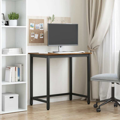 vidaXL Tisch Geräucherte Eiche 100 x 50 x 76,5 cm