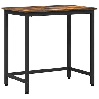 vidaXL Tisch Geräucherte Eiche 100 x 50 x 76,5 cm