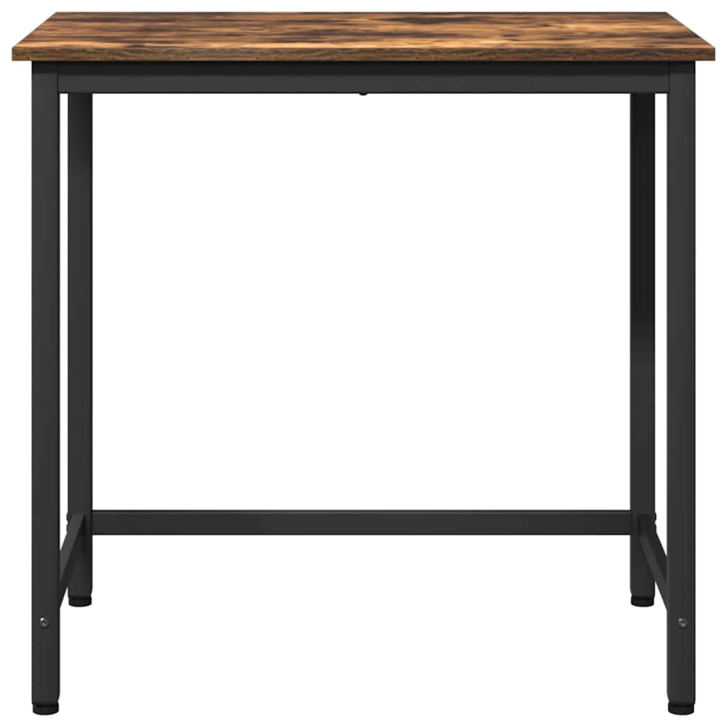 vidaXL Tisch Geräucherte Eiche 100 x 50 x 76,5 cm