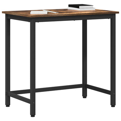 vidaXL Tisch Geräucherte Eiche 100 x 50 x 76,5 cm