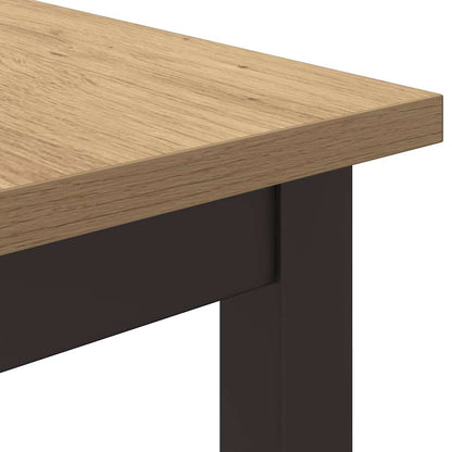 vidaXL Tisch Artisan-Eiche 100 x 50 x 76,5 cm