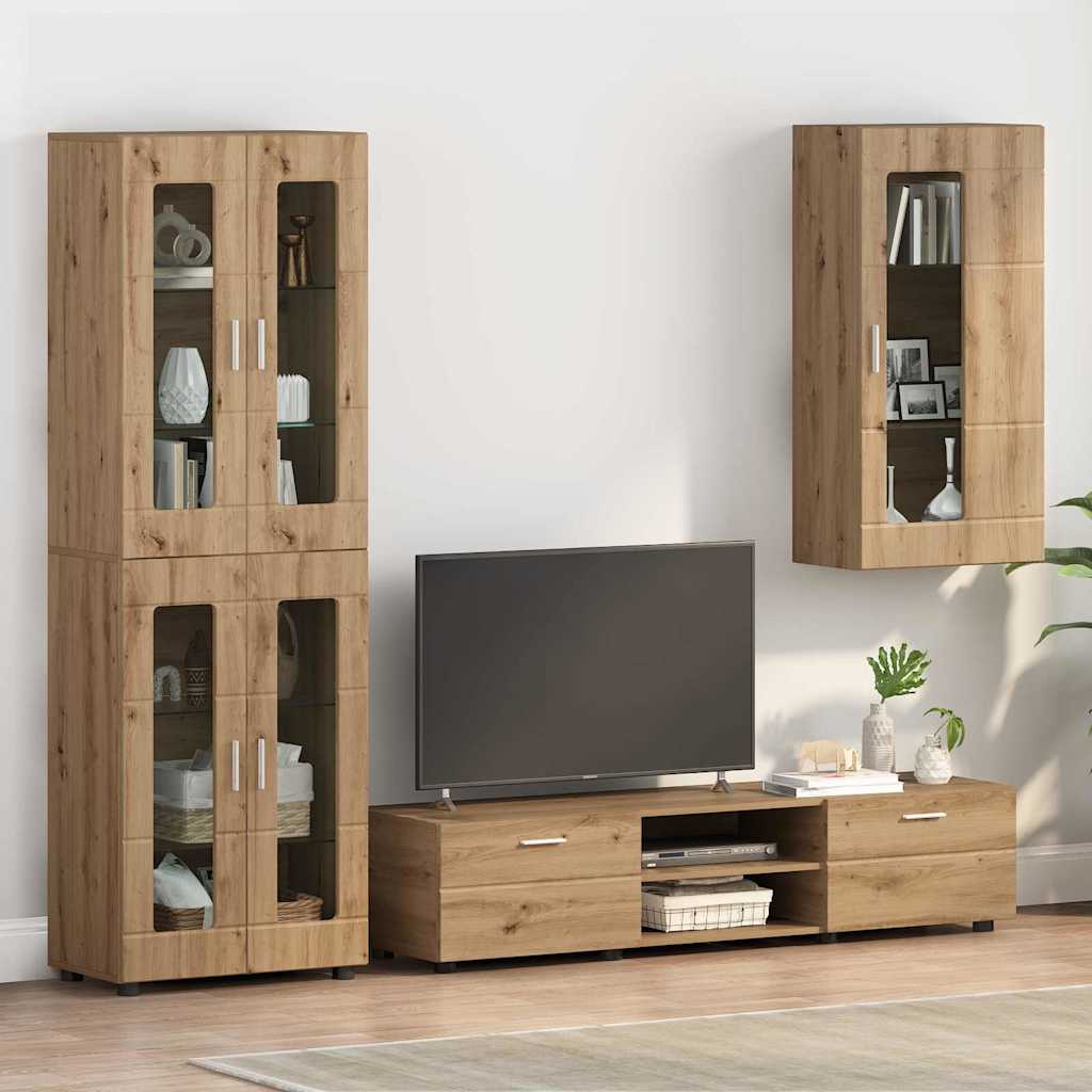 Holzschrank Artisan-Eiche 50 x 29 x 100 cm Holzwerkstoff