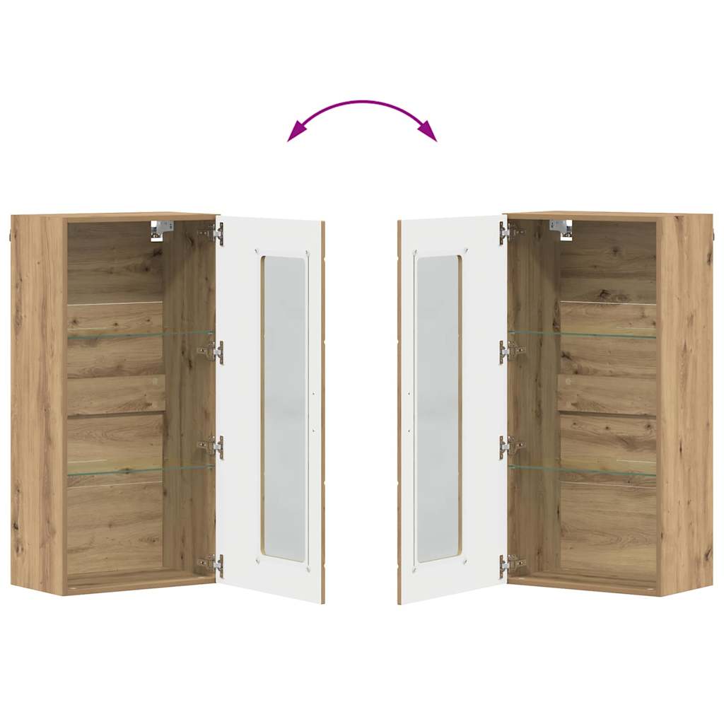 Holzschrank Artisan-Eiche 50 x 29 x 100 cm Holzwerkstoff