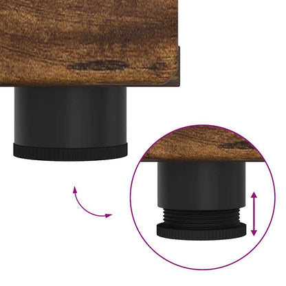 Holzschrank Geräucherte Eiche 150 x 39 x 30 cm Holzwerkstoff