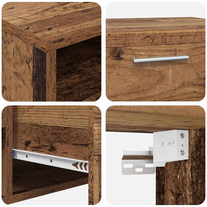 Holzschrank Wandmontiert Altholz 150 x 39 x 30 cm Holzwerkstoff