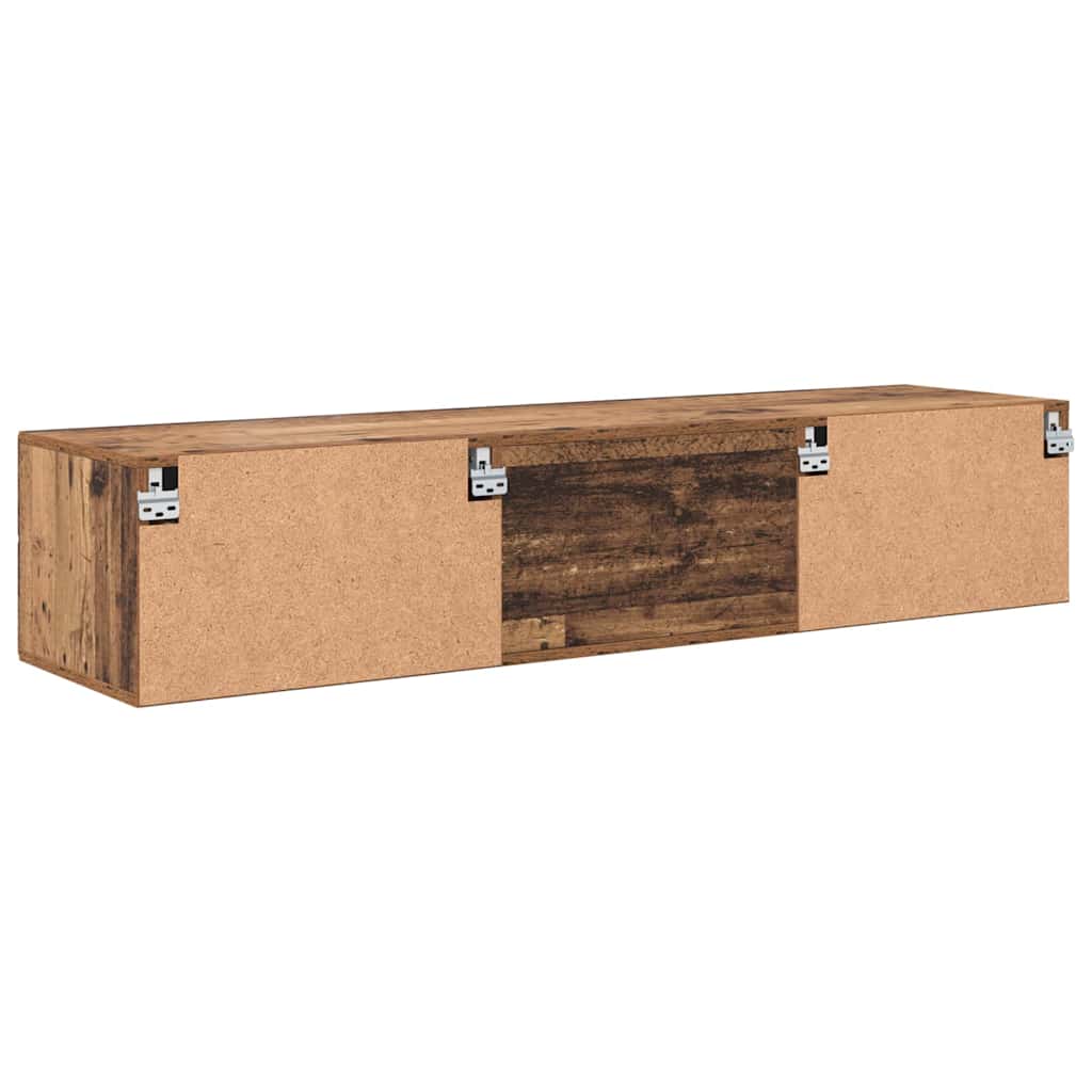 Holzschrank Wandmontiert Altholz 150 x 39 x 30 cm Holzwerkstoff