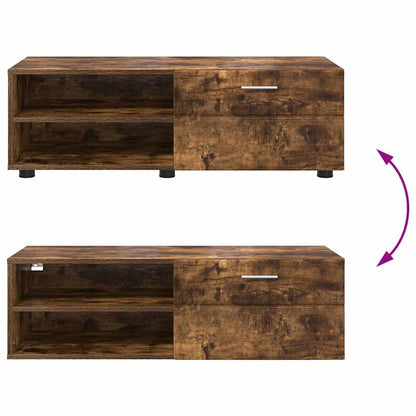 Holzschrank Geräucherte Eiche 100,5 x 39 x 30 cm Holzwerkstoff