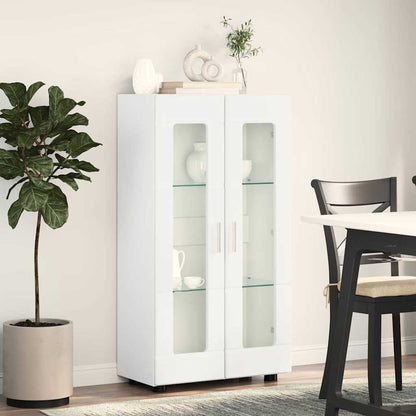 Sideboard mit Tür FLORIN Weiß 55,5 x 29 x 103 cm Holzwerkstoff