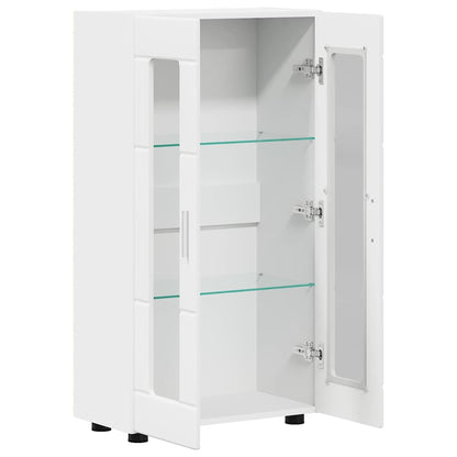 Sideboard mit Tür FLORIN Weiß 55,5 x 29 x 103 cm Holzwerkstoff