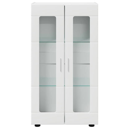 Sideboard mit Tür FLORIN Weiß 55,5 x 29 x 103 cm Holzwerkstoff