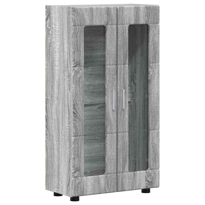 Sideboard FLORIN Graues Sonoma 55,5 x 29 x 103 cm Holzwerkstoff