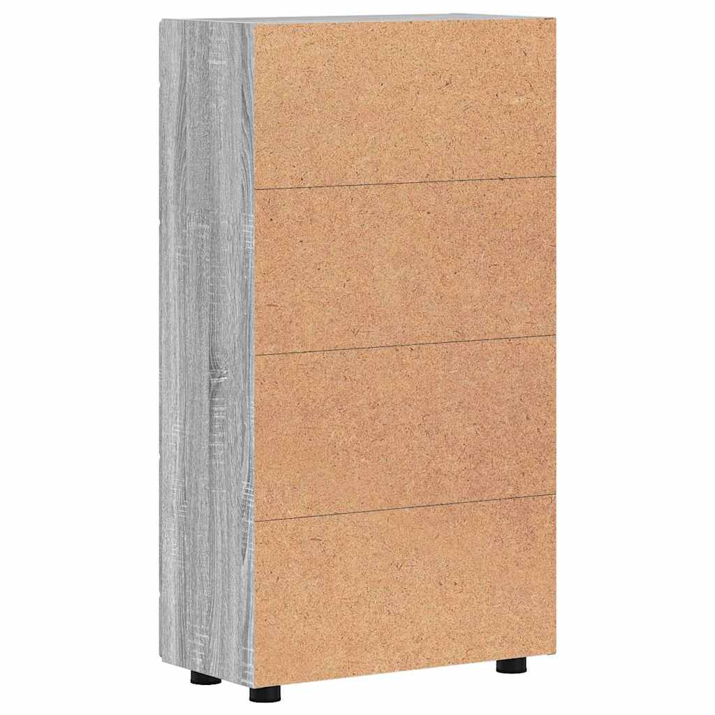 Sideboard FLORIN Graues Sonoma 55,5 x 29 x 103 cm Holzwerkstoff