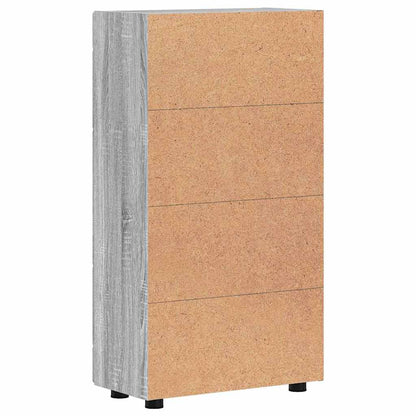 Sideboard FLORIN Graues Sonoma 55,5 x 29 x 103 cm Holzwerkstoff