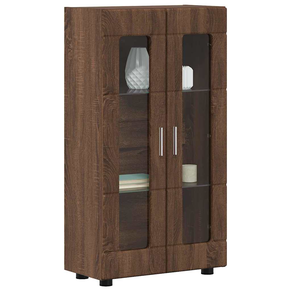 Sideboard mit Tür FLORIN Braun Eichen-Optik 55,5 x 29 x 103 cm