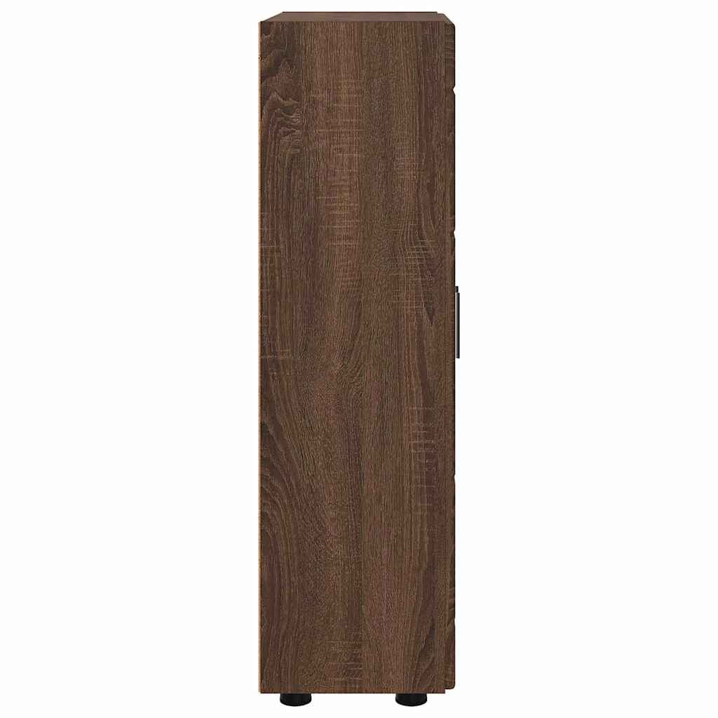 Sideboard mit Tür FLORIN Braun Eichen-Optik 55,5 x 29 x 103 cm