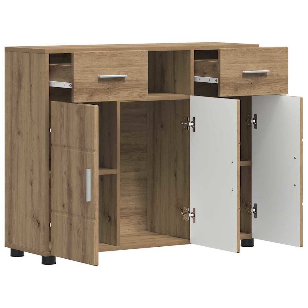 Holzschrank Artisan-Eiche 88,5 x 30,5 x 73 cm Holzwerkstoff